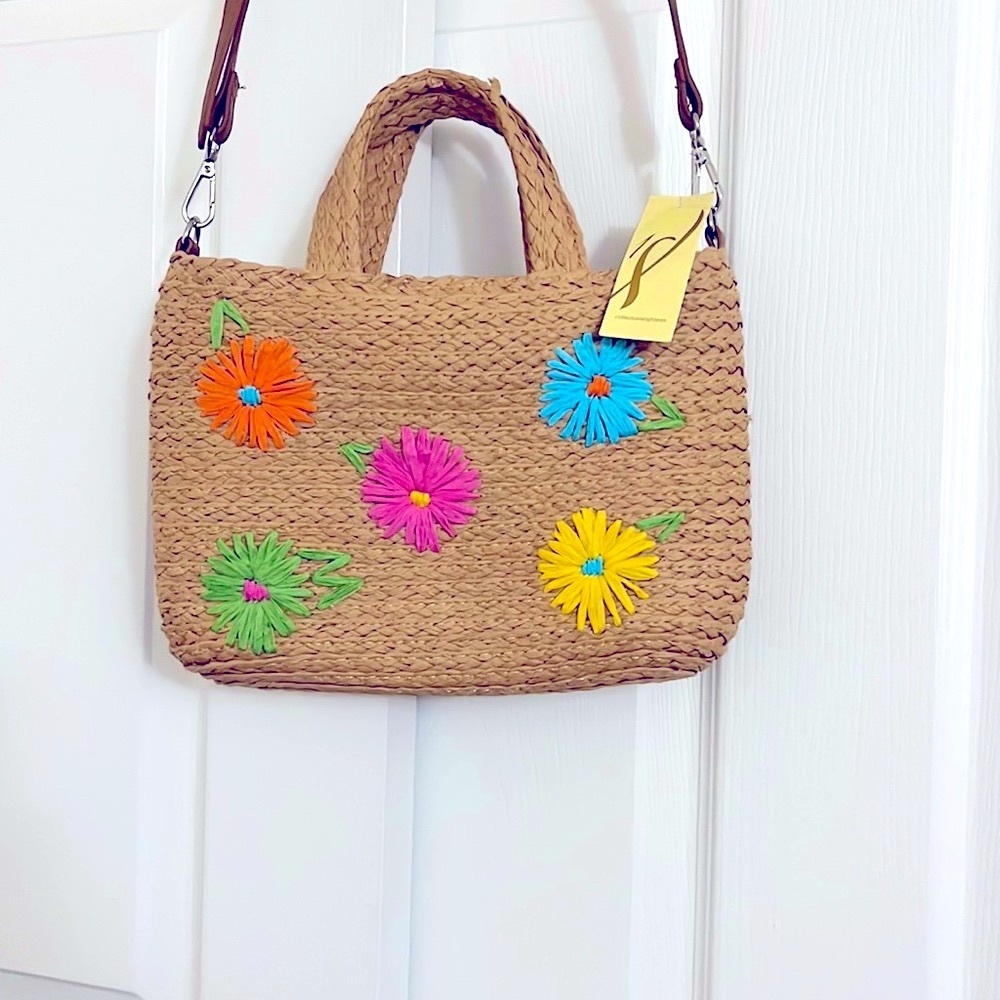 Straw Crossbody Bag